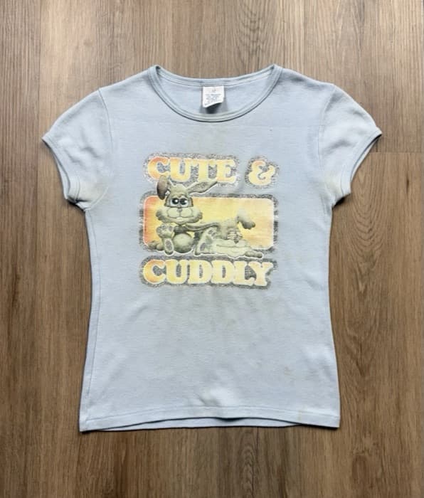 Original photo of graphic baby tee