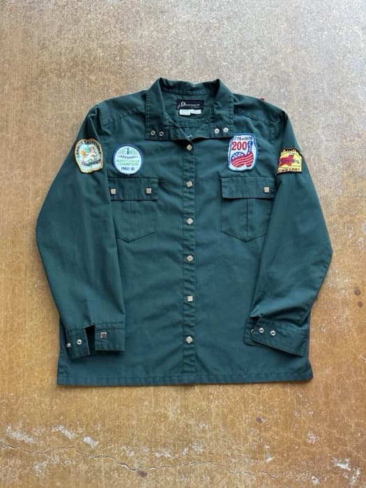 Original photo of patch utility shirt