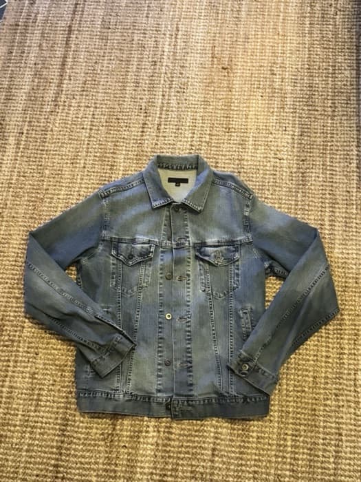 Original photo of denim jacket