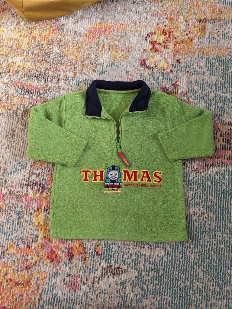 Original photo of green thomas fleece